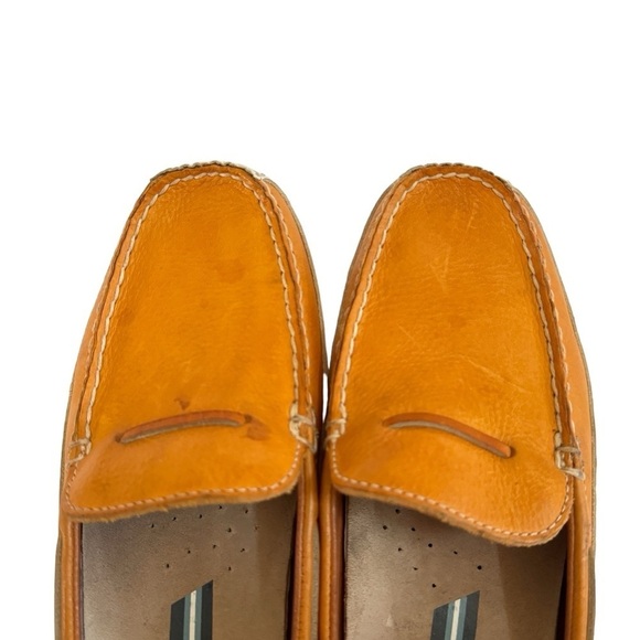 Sebago Docksides Yellow White St. Maartens Casual Slip On Mule Boat Shoes Size 6 - Picture 6 of 12